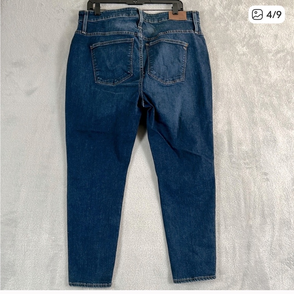 Madewell Curvy High-Rise Skinny Crop Jeans sz 34P - Picture 4 of 9